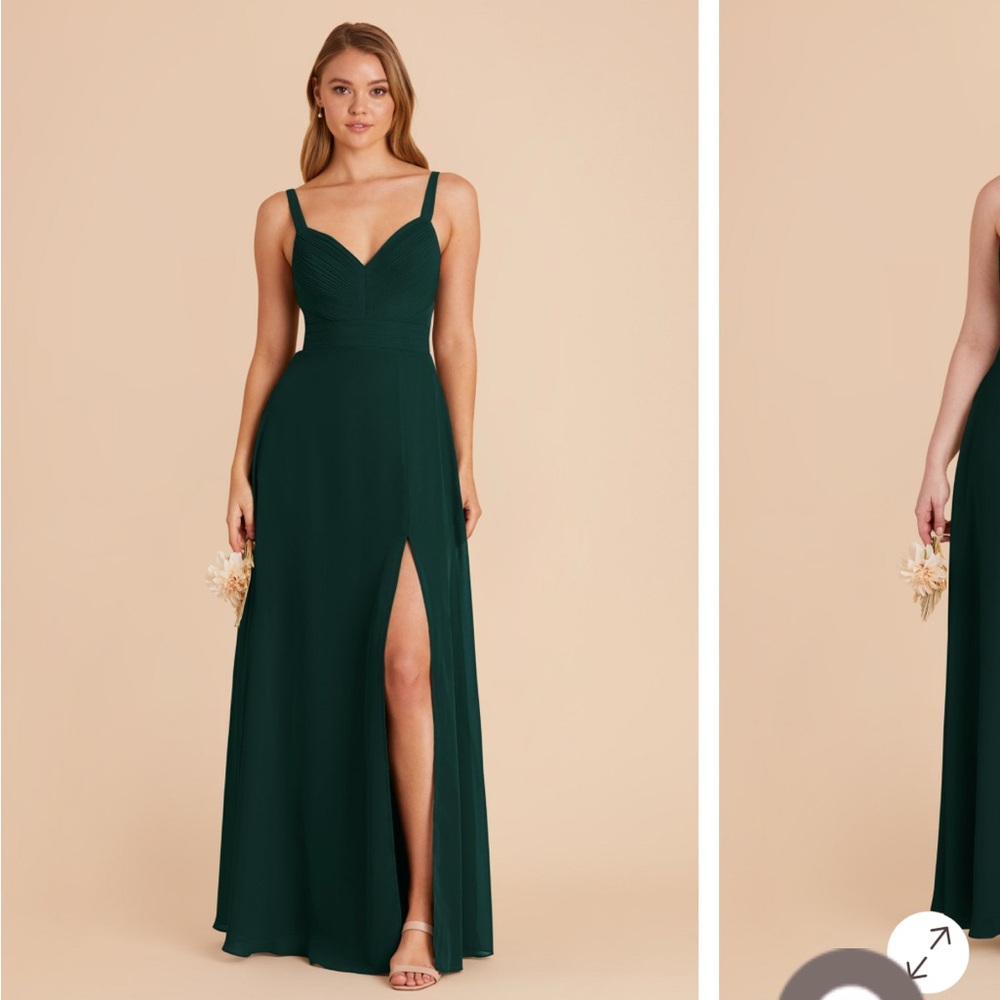 Birdie Grey Deborah Emerald Chiffon Bridesmaid Dress